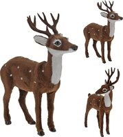 hert 26cm bruin bont, per stuk - afbeelding 3