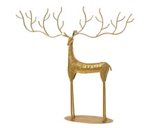 Hert ijzer antique, goud, L 49 cm x B 10 cm x H 44,5 cm