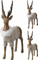 hert met trui 30 cm kleur - afbeelding 2