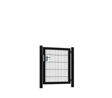 Hillfence metalen enkele poort Premium-line, 100 x 100 cm, zwart. - afbeelding 1
