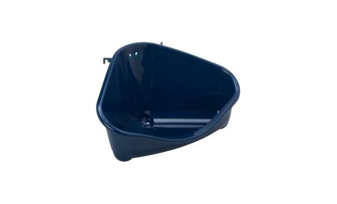 Hoektoilet+haak d.blauw l35b23h19 - afbeelding 1