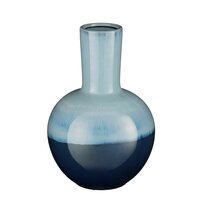 Holm vaas blauw - h42xd28,5cm - afbeelding 1