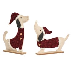 Hond stof fsc mix 70%, beige/kleur(en), L 16 cm x B 5 cm x H 23,5 cm, keuze uit 1 stuks