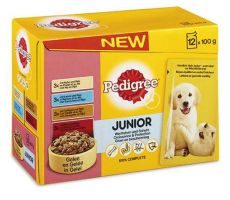 Hondenvoer, Pedigree Pouch, junior, 12x 100 gram - afbeelding 1