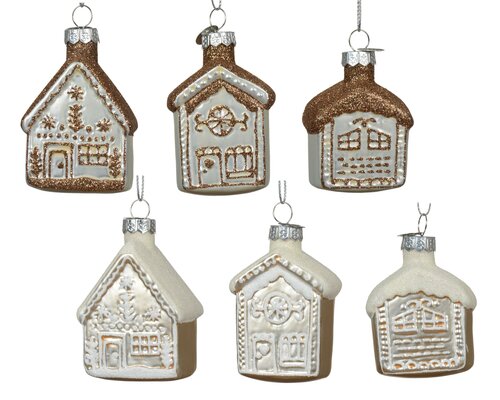 Huis glas, per stuk