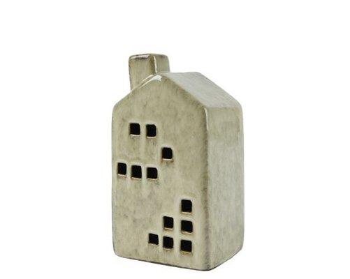 Huis porselein, H 16 cm