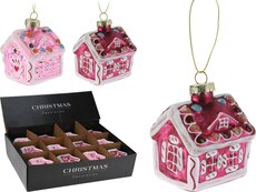 huisje hangdeco 8cm, per stuk