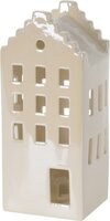 huisje met led, 15 cm, wit, per stuk - afbeelding 4