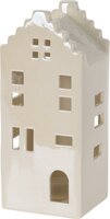 huisje met led, 15 cm, wit, per stuk - afbeelding 5