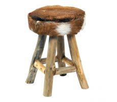 huntsman stool sq tumi brown w30h42 - afbeelding 1