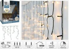 ijspegelverlichting 180led warm wit - afbeelding 2