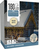 ijspegelverlichting 180led warm wit