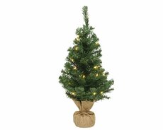 Imperial mini boom LED binnen H 45cm 10 lights groen/warm wit, Led kerstverlichting - afbeelding 2