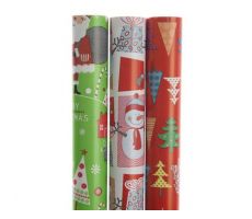 Inpakpapier, kerst, kind, b 70 cm, h 200 cm, per stuk - afbeelding 1