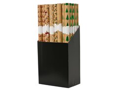 Inpakpapier pakpapier hot stamp fsc mix 70%, bruin/kleur(en), L 150 cm x B 70 cm x H 0,01 cm - afbeelding 2
