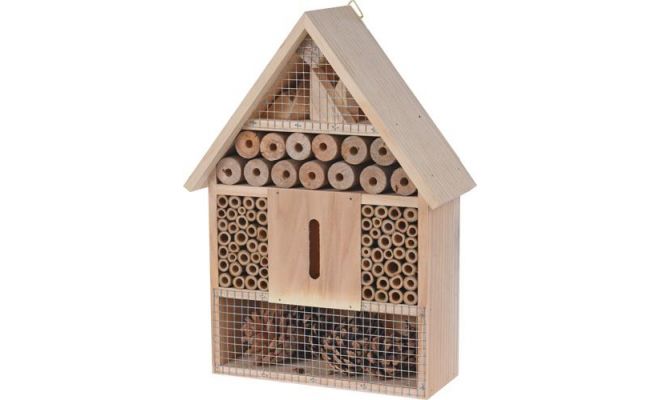 insectenhotel hout 30cm - afbeelding 1