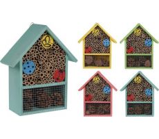 insectenhotel hout, meerdere kleuren - afbeelding 2
