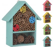 insectenhotel hout, meerdere kleuren - afbeelding 2