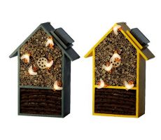 Insecthuis hout solar l9b23h31cm a2