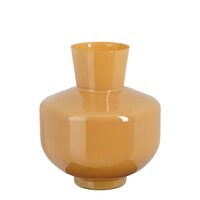 Judy vaas glas bruin - h29,5xd25cm - afbeelding 1