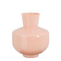 Judy vaas glas roze - h29,5xd25cm - afbeelding 1
