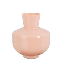 Judy vaas glas roze - h29,5xd25cm - afbeelding 2