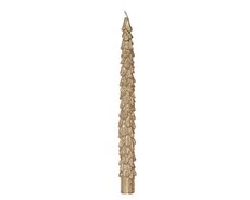 Kaars paraffine dinner candle tree metallic, goud, Ø 2,1 cm x H 25 cm - afbeelding 2