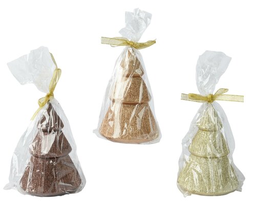 Kaars paraffine, H 14 cm, assortie, per stuk