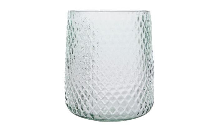Kaarshouder, euca, glas, 15 cm - afbeelding 1