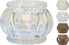 kandelaar 7cm glas, per stuk