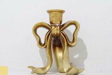 kandelaar strik goud 17cm - afbeelding 2