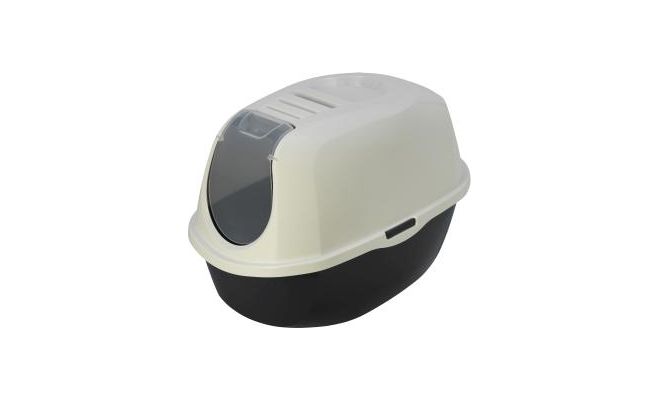 Kattentoilet smart-cat zwart/wit - afbeelding 1