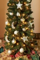 Kunstkerstboom, black box Charlton Pilar kerstboom led groen warm wit 120L TIPS 280 en timer & dimme - afbeelding 1