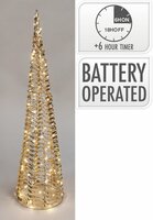 kegel 60 cm goud micro led - afbeelding 2