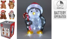 kerst figuren met led, per stuk