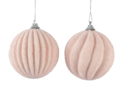 Kerstbal foam, D 8 cm, per stuk
