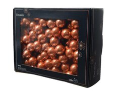 Kerstbal glas, draad, D 3 cm, 144 stuks, Pompoen