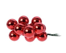 Kerstbal glas, draad, D 3 cm, 144 stuks, Kerst rood - afbeelding 4