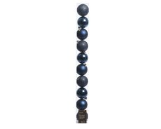 Kerstbal kunststof D 6cm mix Nachtblauw 10 stuks - afbeelding 5