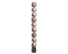 Kerstbal kunststof D 6cm mix Poederroze 10 stuks - afbeelding 6