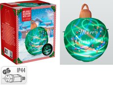 kerstbal opblaasbaar 122cm