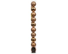 Kerstballen polystyreen sh-mt-gl mix, brandy, Ø 6 cm, 10 stuks - afbeelding 1