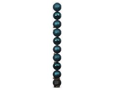 Kerstballen polystyreen shiny-matt-glitter mix, Emerald, Ø 6 cm, 10 stuks