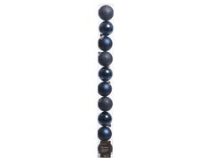 Kerstballen polystyreen shiny, matt, glitter mix, nachtblauw, Ø 6 cm, 10 stuks - afbeelding 1