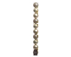 Kerstballen polystyreen shiny, matt, glitter mix, parel, Ø 6 cm, 10 stuks - afbeelding 1