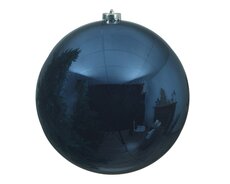 Kerstballen polystyreen shiny, nachtblauw, Ø 20 cm