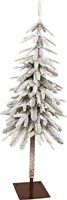 kerstboom 120 cm met sneeuw - afbeelding 1