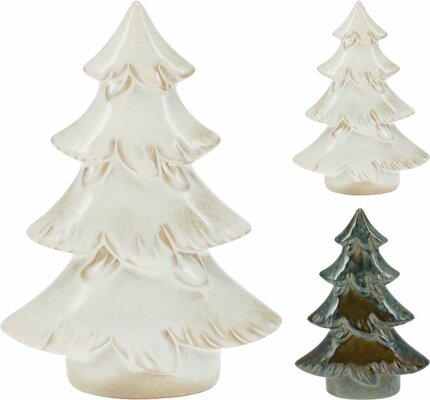 kerstboom deco 21cm, per stuk - afbeelding 1