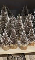 kerstboom glitter sneeuw 25cm - afbeelding 2