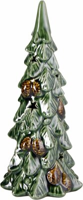 kerstboom led 24 cm groen - afbeelding 1